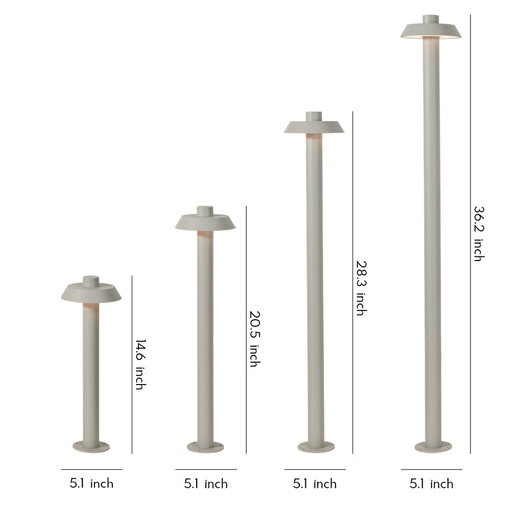 Waterproof Aluminum LED Path Lights with High Color Rendering for Outdoors