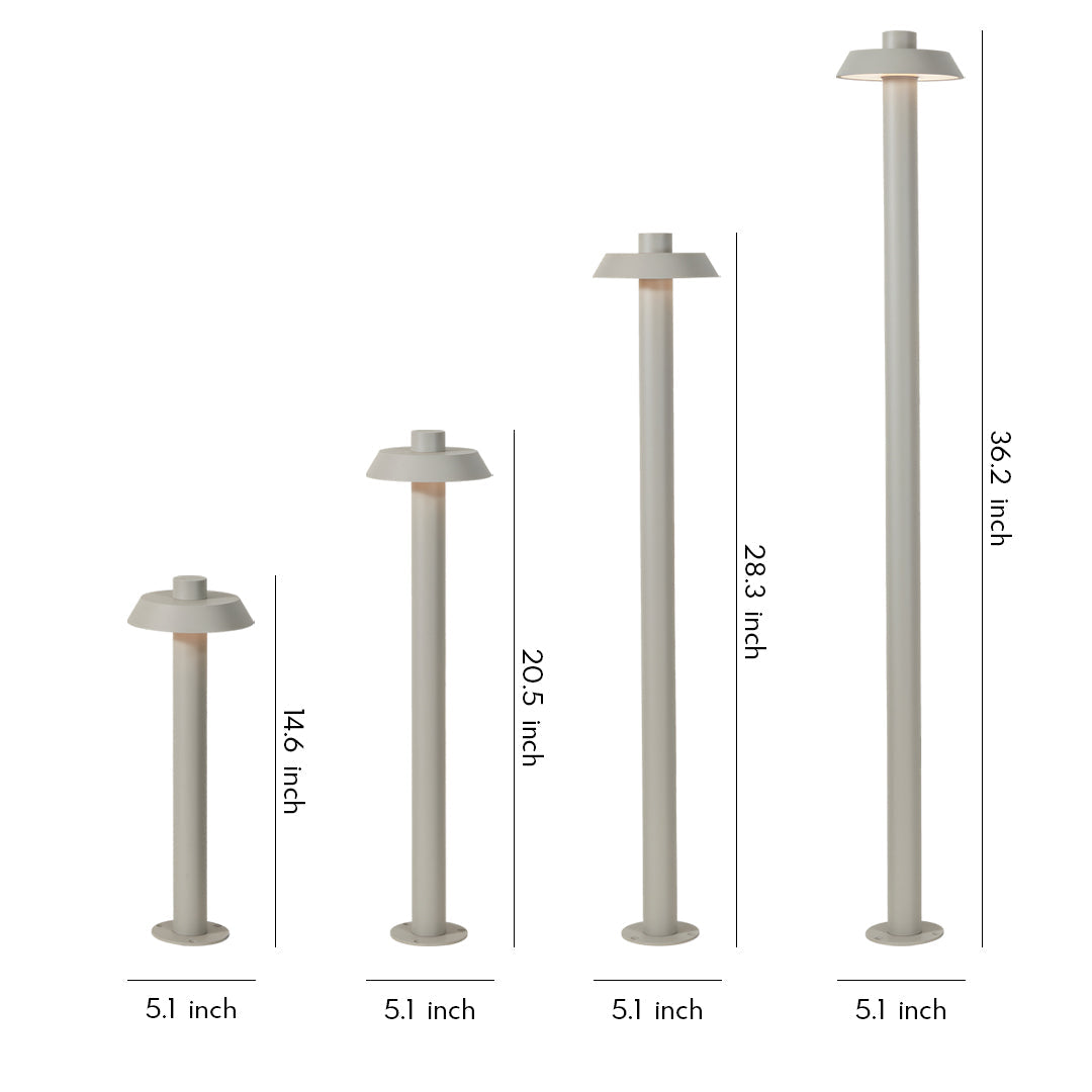 Waterproof Aluminum LED Path Lights with High Color Rendering for Outdoors