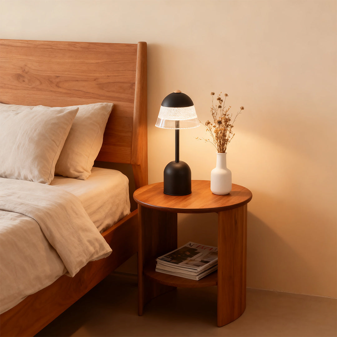 Modern USB LED Table Lamp with Eye-Protecting Design for Reading, White