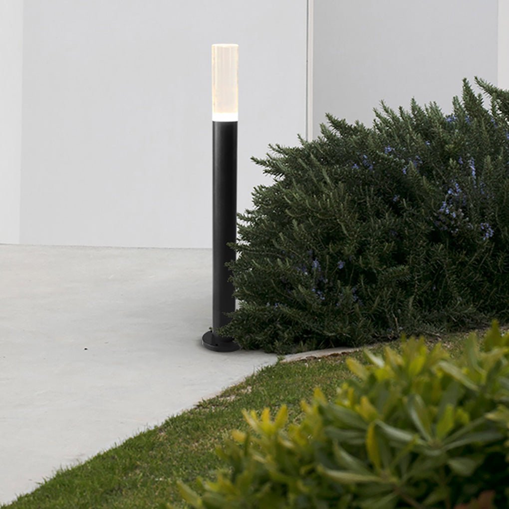 Minimalist Waterproof Acrylic Bollard Light for Outdoor Pathways & Gardens