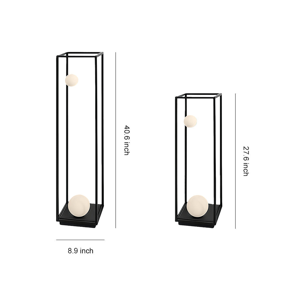 Modern Black Metal LED Courtyard Bollard Light for Outdoor Spaces