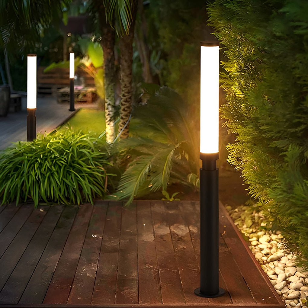 Modern Waterproof LED Outdoor Bollard Lights for Gardens & Pathways