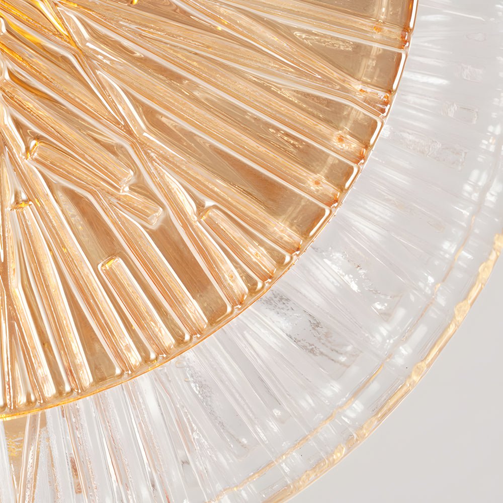 Contemporary Clear Crystal Glass LED Pendant Light for Dining Room