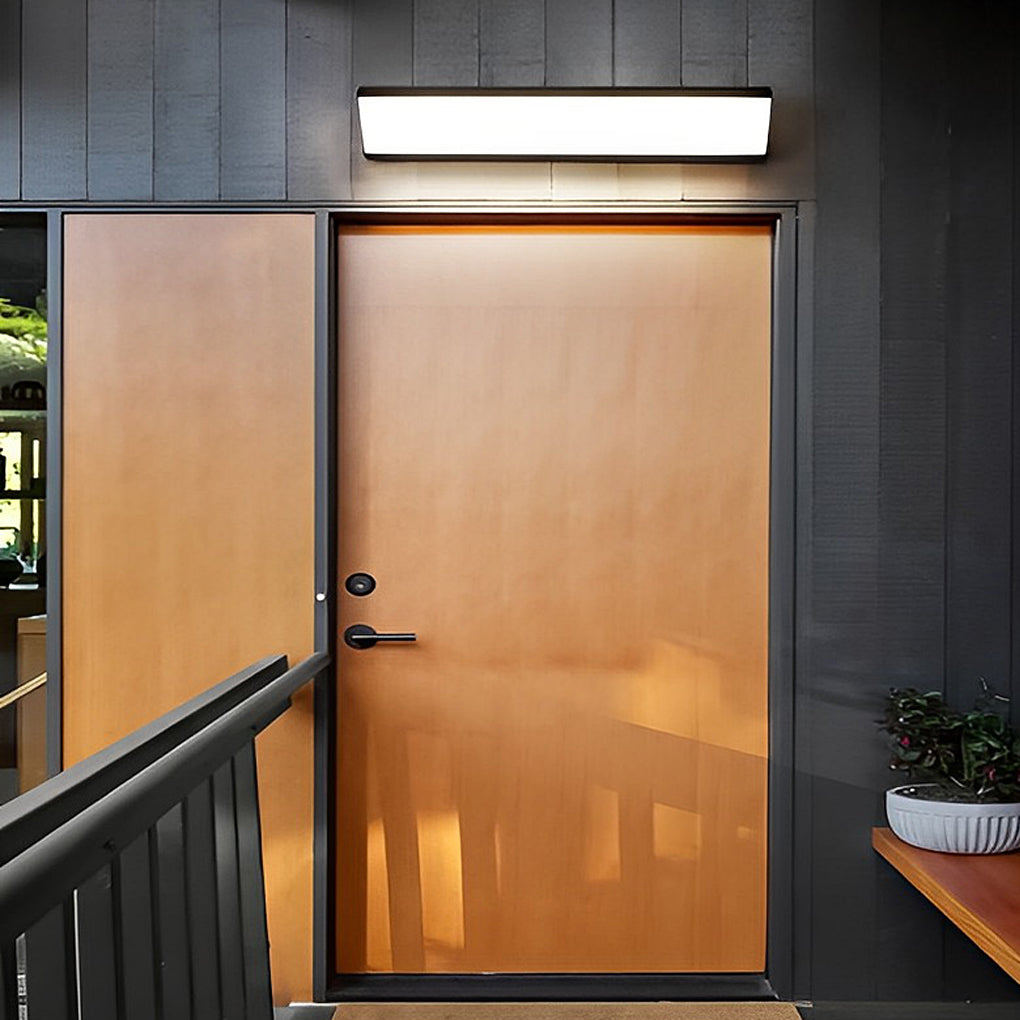 Modern Waterproof Black LED Wall Sconce for Outdoor Patio Lighting