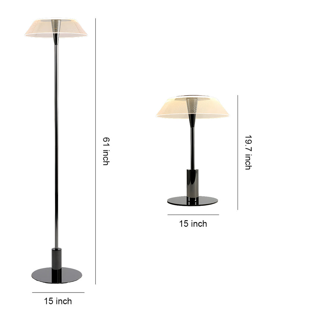 Minimalist Slimline Black Metal Floor Lamp for Modern Living Room Decor