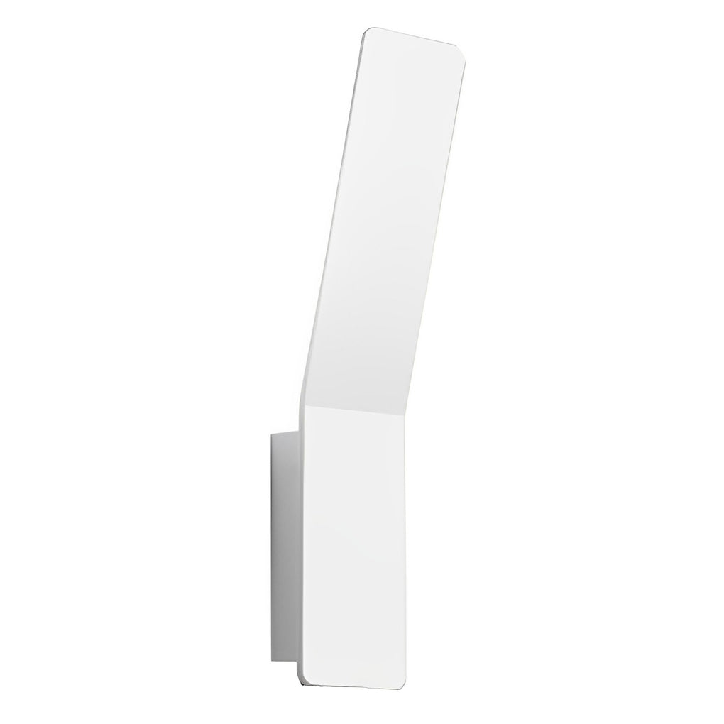 Sleek White Minimalist LED Aluminum Backlit Wall Light for Living Room