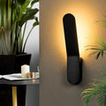 Sleek White Minimalist LED Aluminum Backlit Wall Light for Living Room