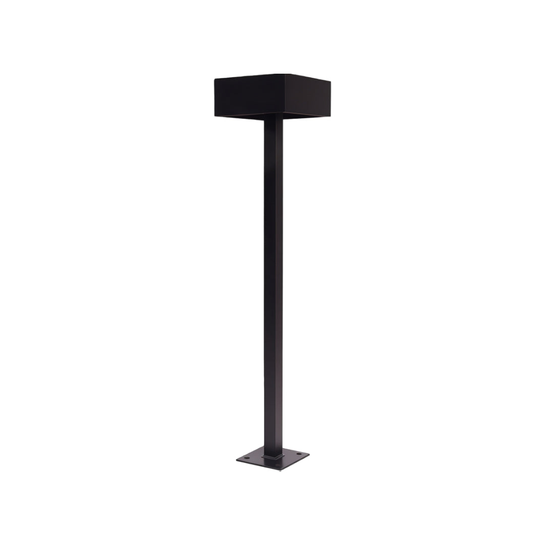 Sleek Black Minimalist LED Pathway Lights for Outdoor Landscaping Decor
