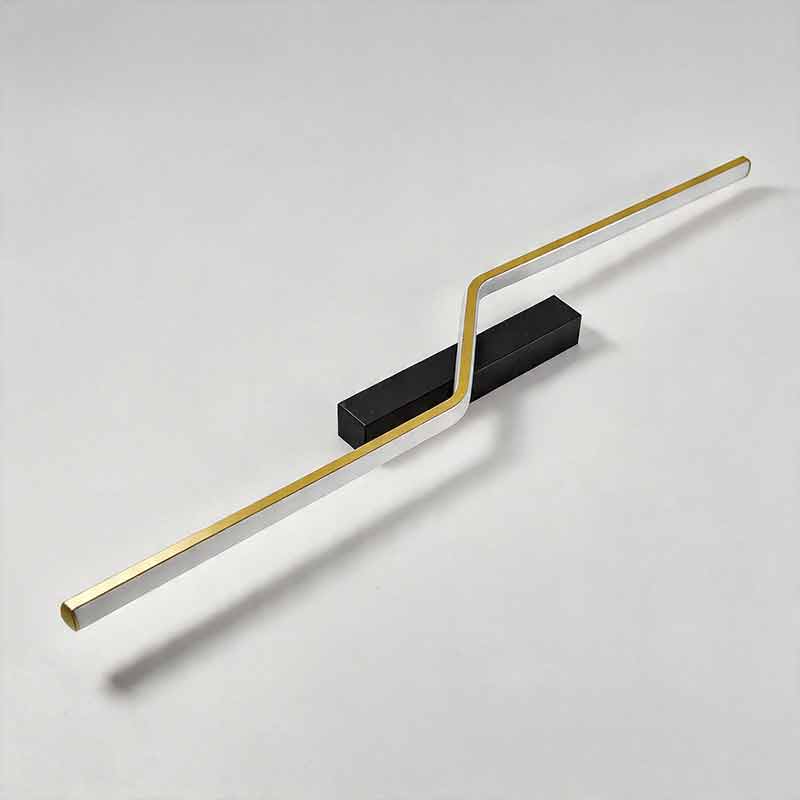 Sleek Modern Black Linear LED Wall Sconce for Living Room Bedroom Decor