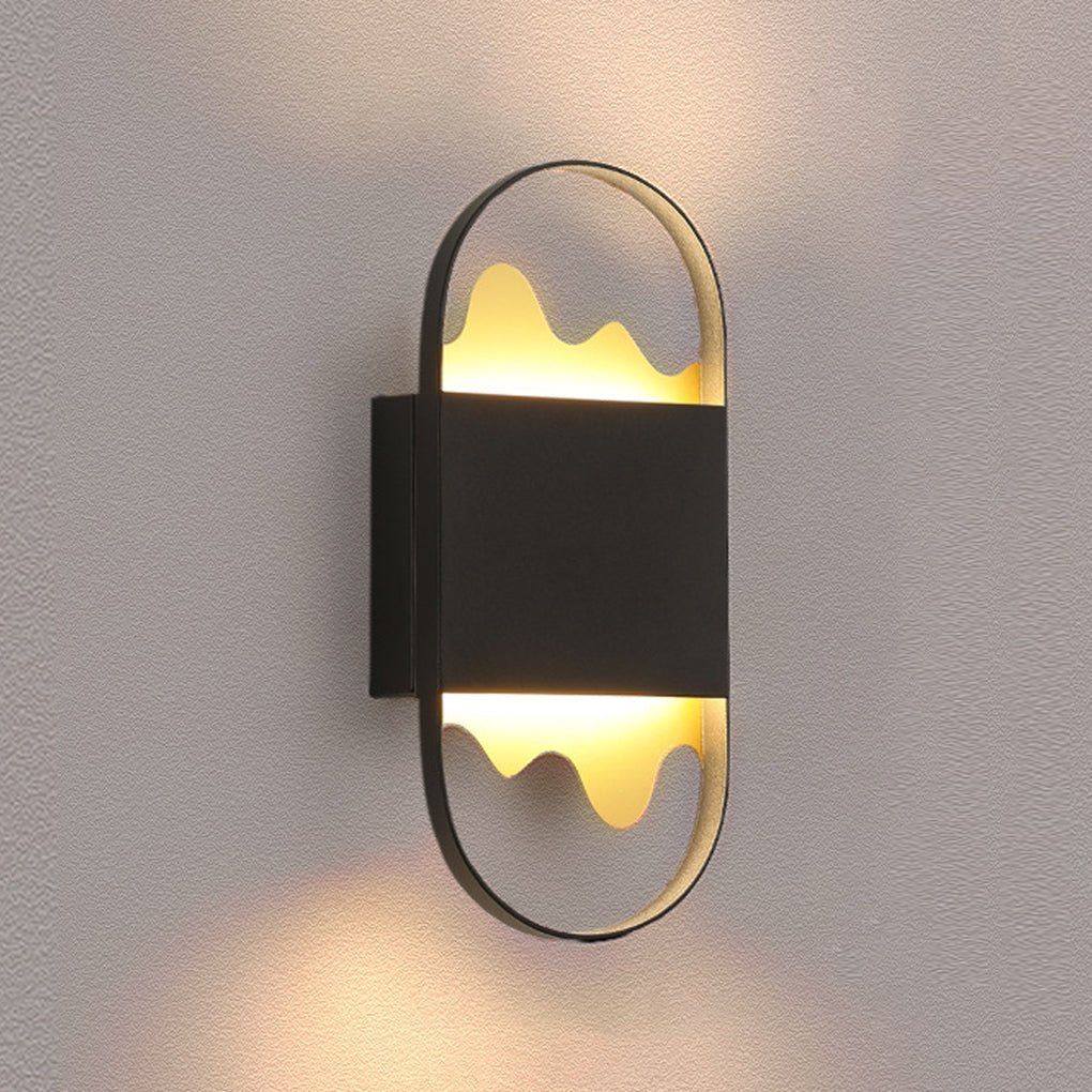 Sleek White Modern Minimalist LED Wall Sconce for Hallway Aisle Lighting