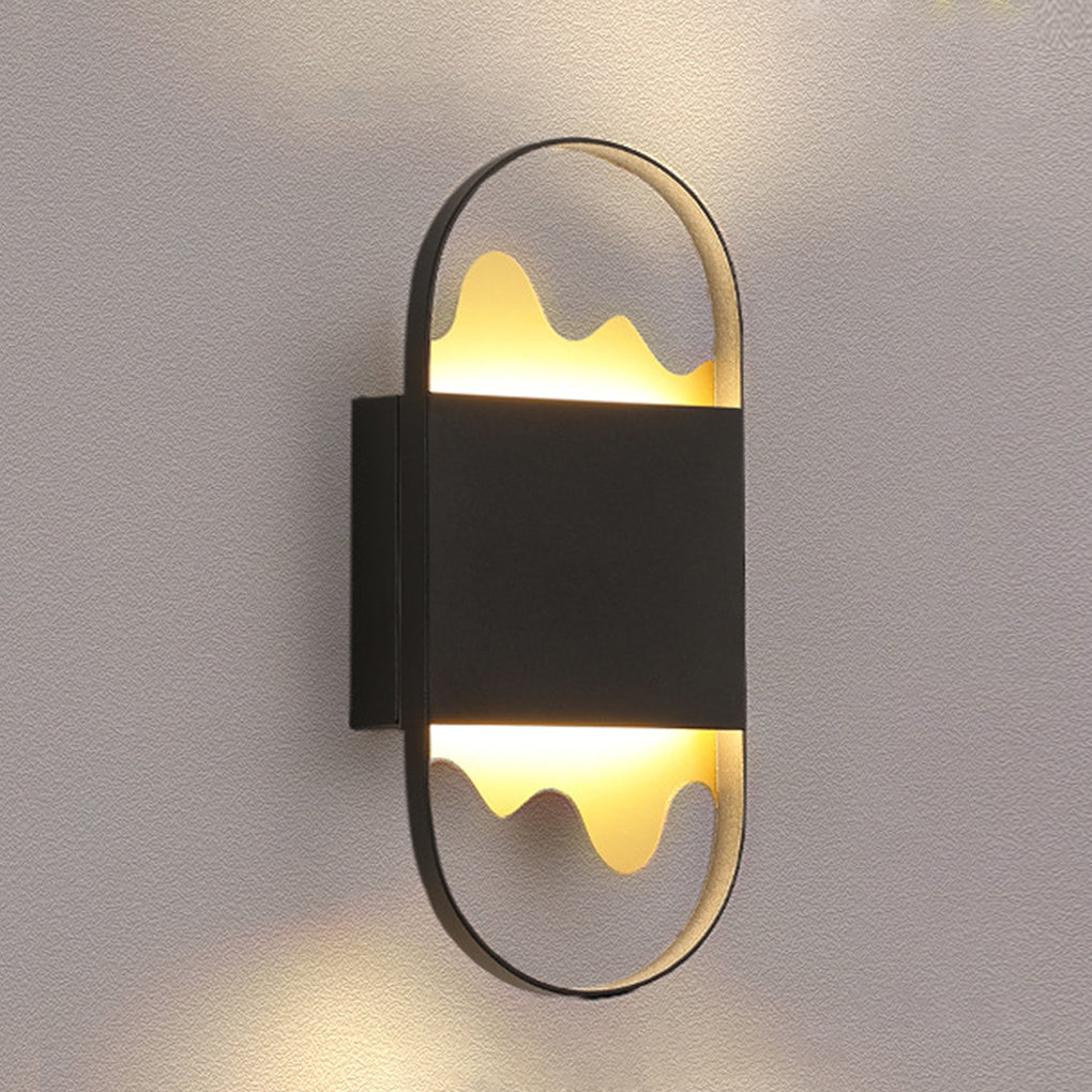Sleek White Modern Minimalist LED Wall Sconce for Hallway Aisle Lighting