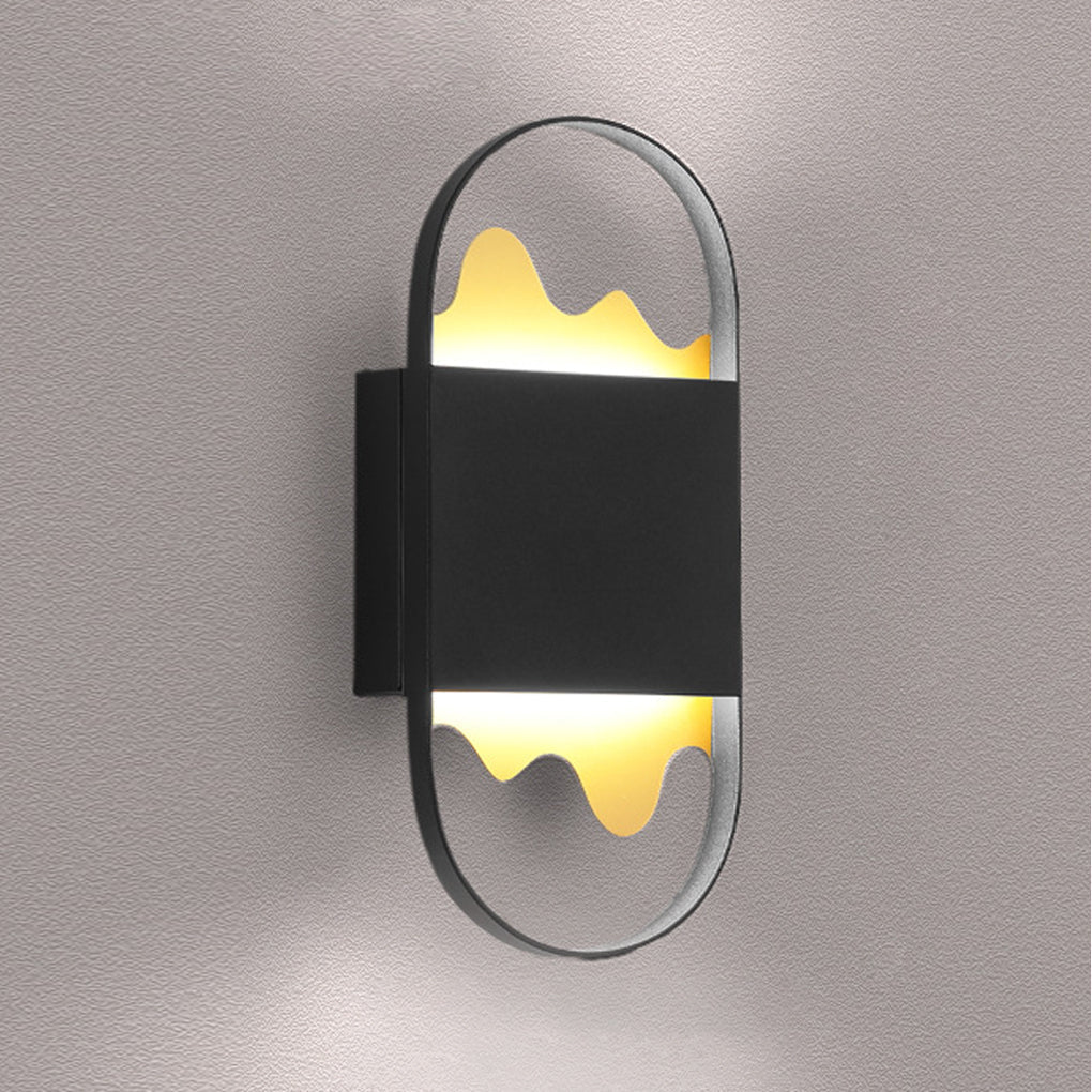 Sleek White Modern Minimalist LED Wall Sconce for Hallway Aisle Lighting