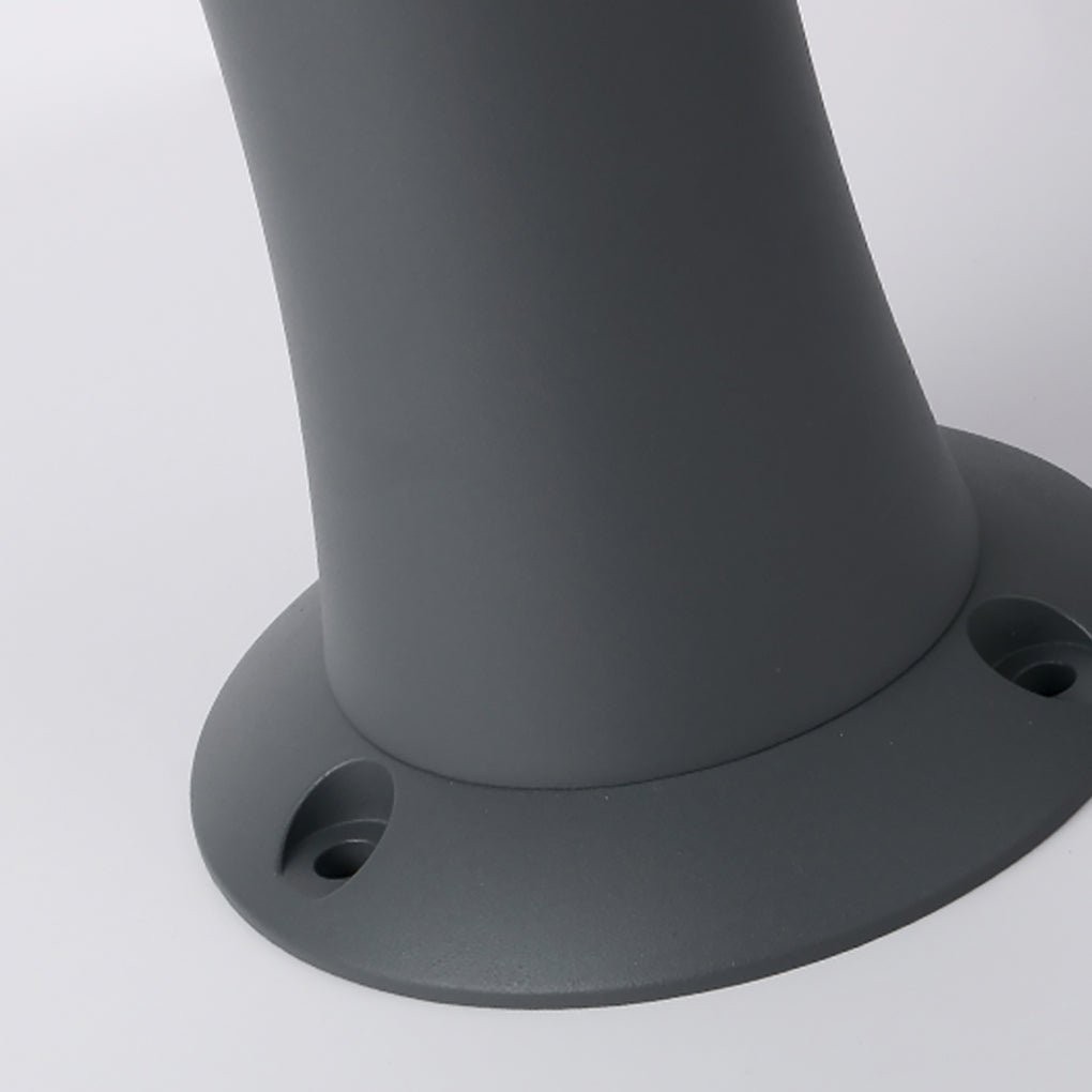 Modern Black Metal Bollard Garden Lights for Outdoor Landscape Lighting
