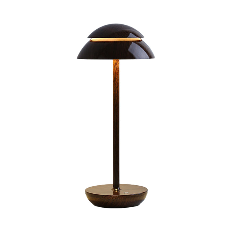 Contemporary White Mushroom LED Table Lamp for Bedroom & Living Room