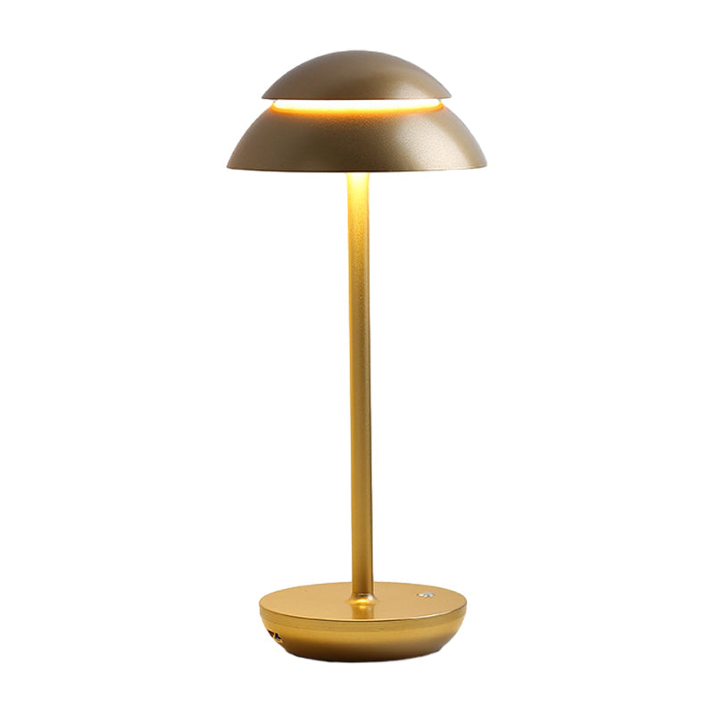Contemporary White Mushroom LED Table Lamp for Bedroom & Living Room