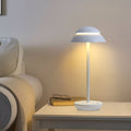 Contemporary White Mushroom LED Table Lamp for Bedroom & Living Room