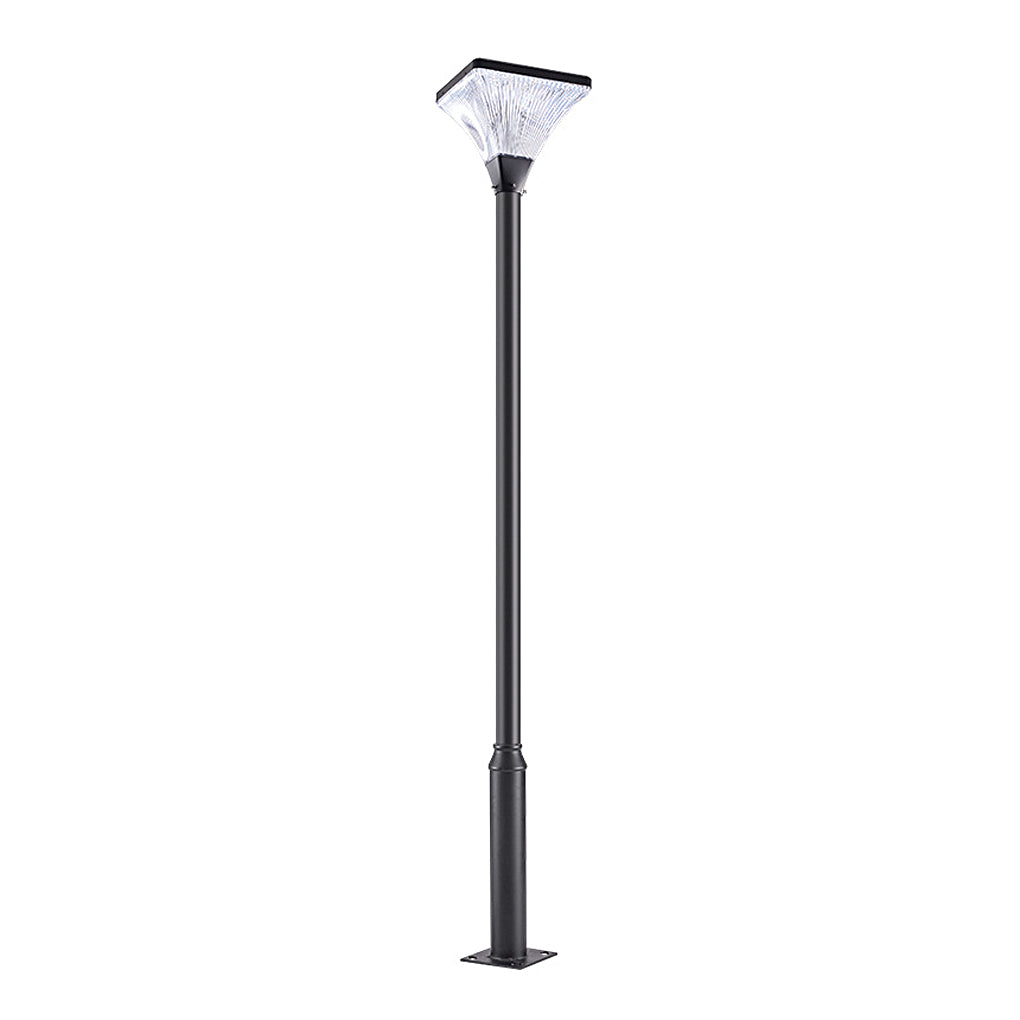 Waterproof Striped Square Modern Garden LED Night Light for Outdoor Use
