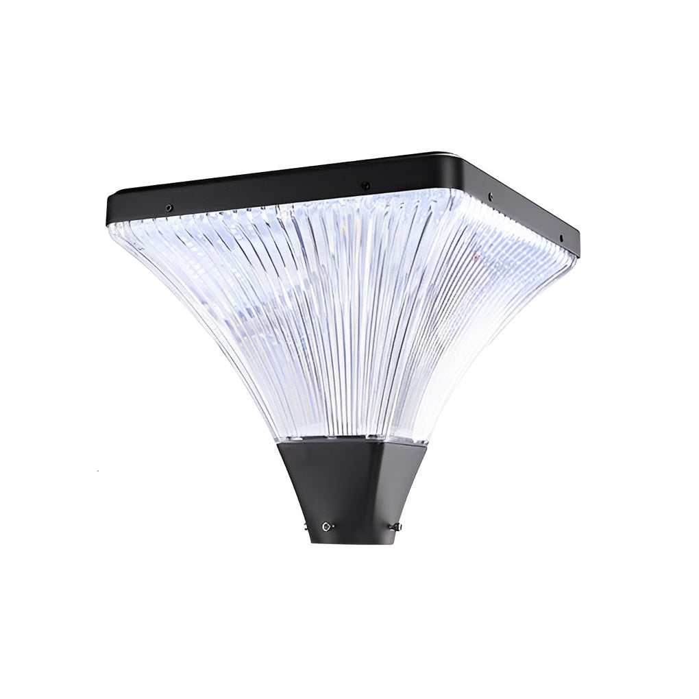 Waterproof Striped Square Modern Garden LED Night Light for Outdoor Use