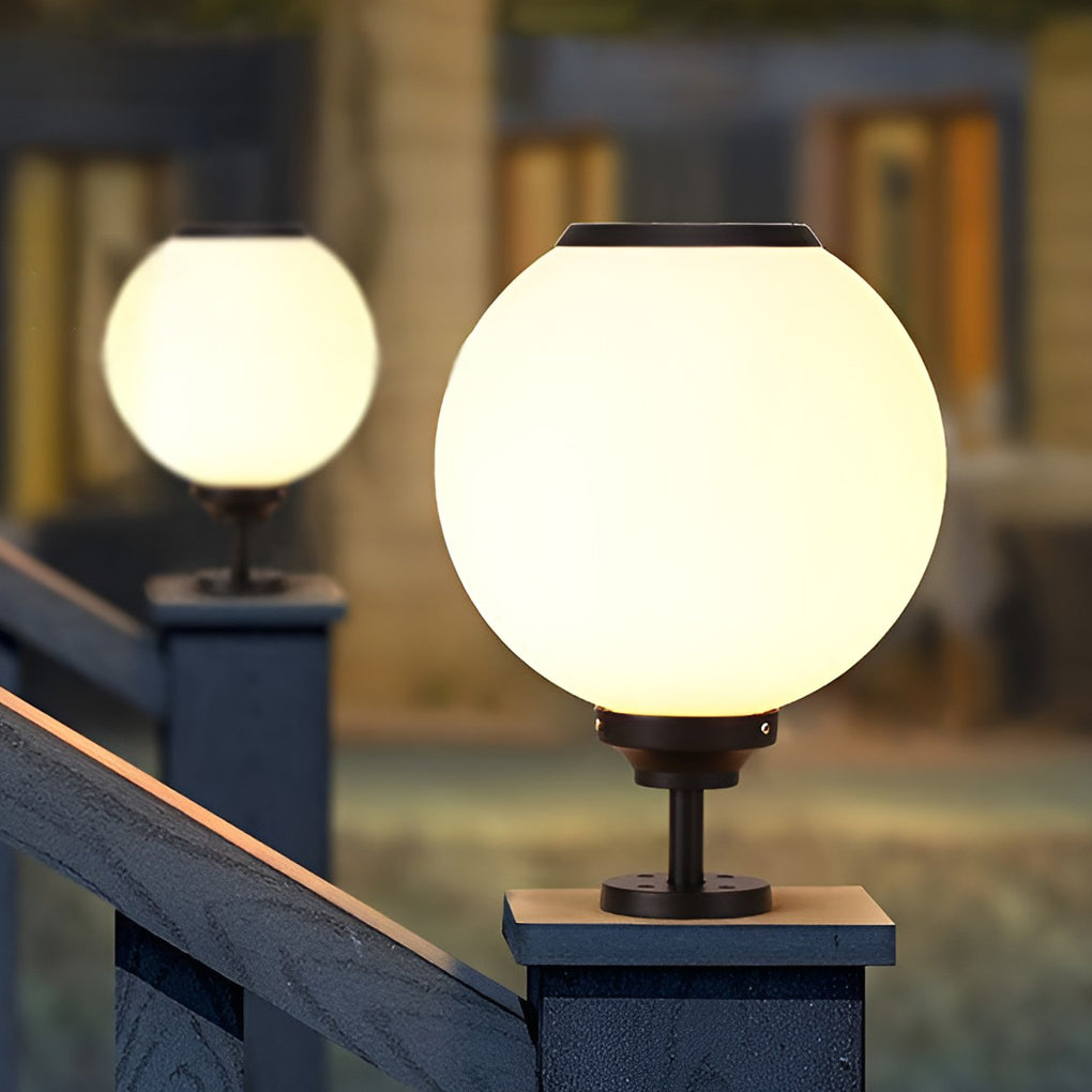 Elegant Waterproof LED Solar Spotlights for Outdoor Gate Pillars