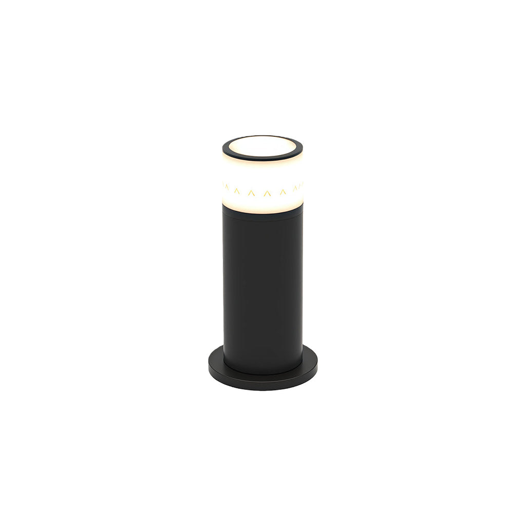 Sleek Black Outdoor Bollard Pathway Lights for Gardens and Landscapes
