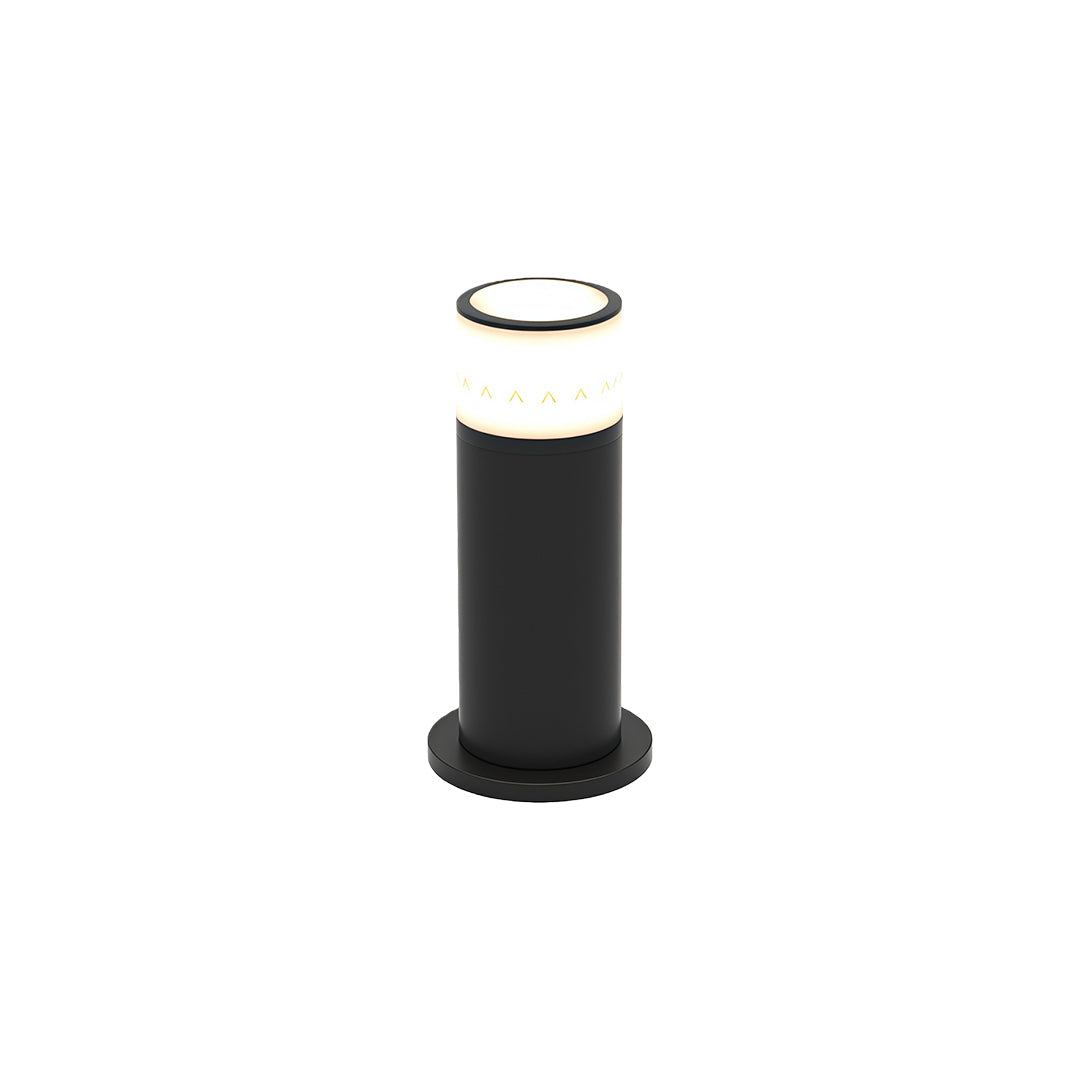 Sleek Black Outdoor Bollard Pathway Lights for Gardens and Landscapes