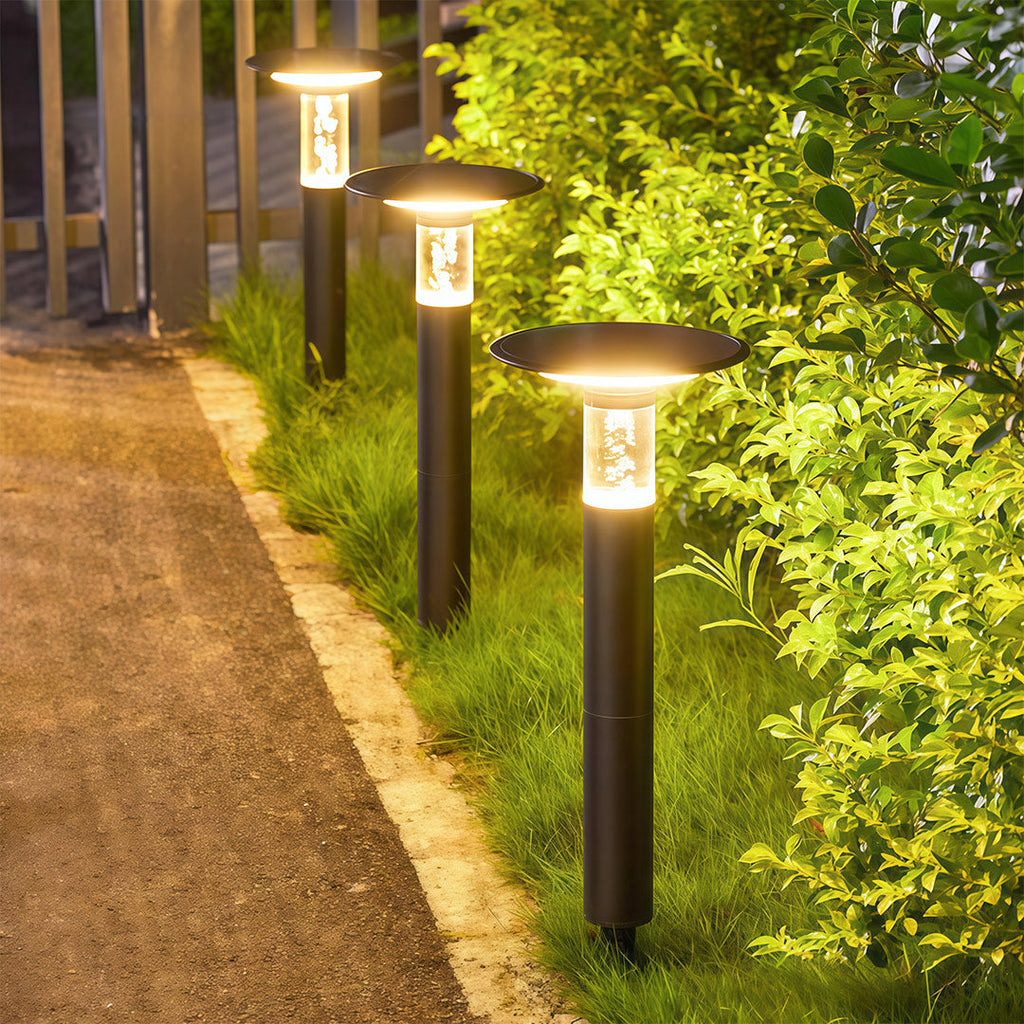 Solar-Powered Waterproof LED Outdoor Pathway Lights with Durable Ground Stakes