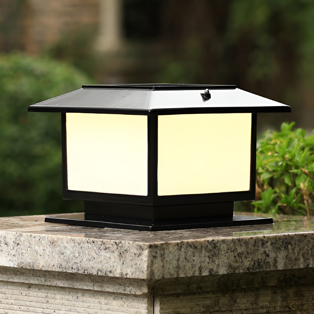 Sleek Waterproof LED Outdoor Pillar Lights for Garden and Fence Areas