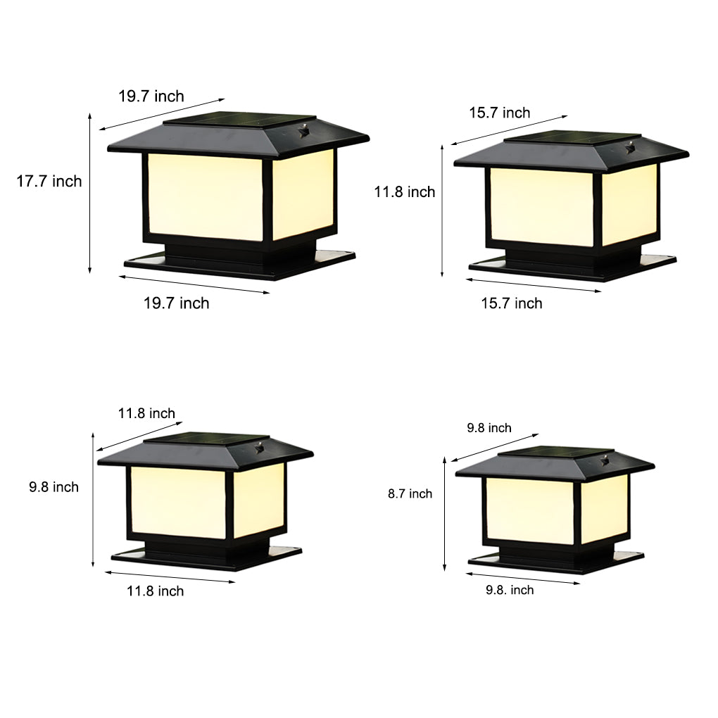 Sleek Waterproof LED Outdoor Pillar Lights for Garden and Fence Areas