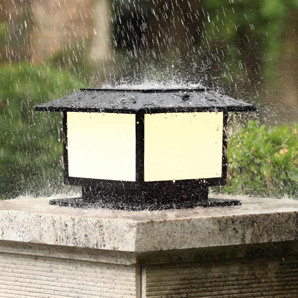 Sleek Waterproof LED Outdoor Pillar Lights for Garden and Fence Areas