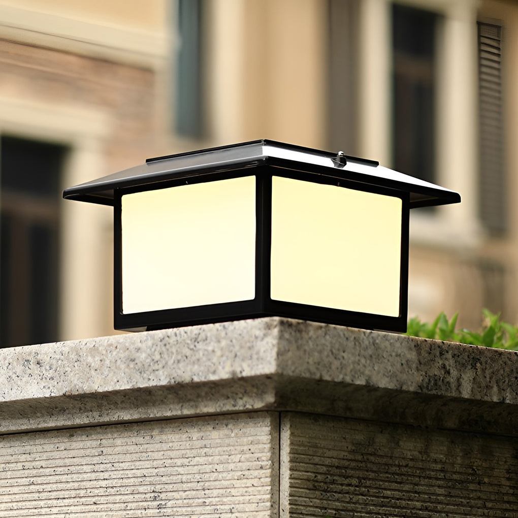 Sleek Waterproof LED Outdoor Pillar Lights for Garden and Fence Areas
