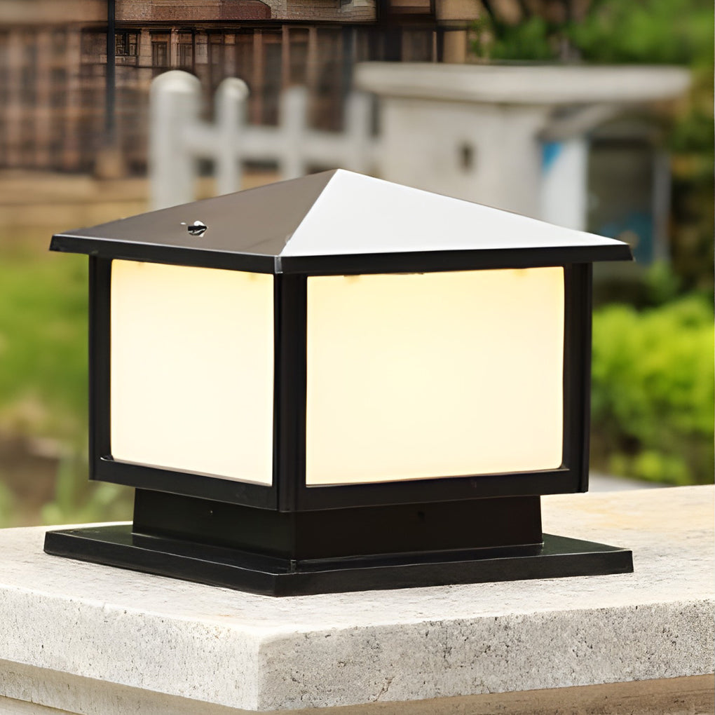 Sleek Waterproof LED Outdoor Pillar Lights for Garden and Fence Areas