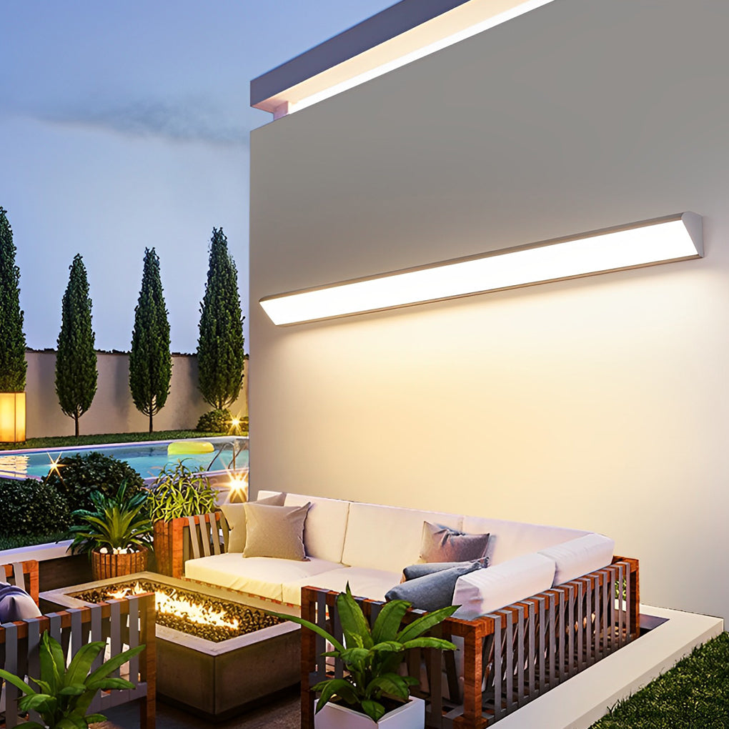Modern Waterproof Black LED Wall Sconce for Outdoor Patio Lighting