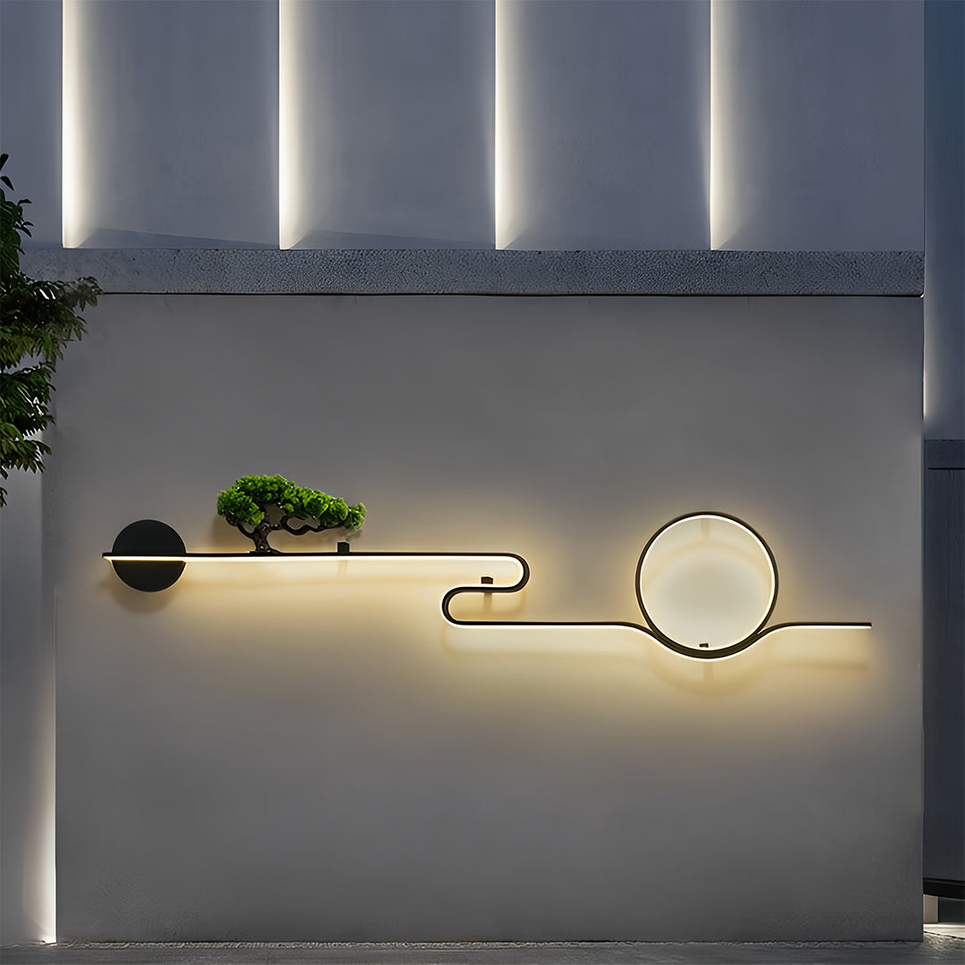 Vintage Copper Waterproof LED Wall Sconce for Outdoor Tree Lighting