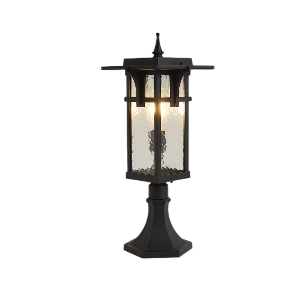 Sleek Black Metal Modern Path Light for Outdoor Landscape Garden Decor