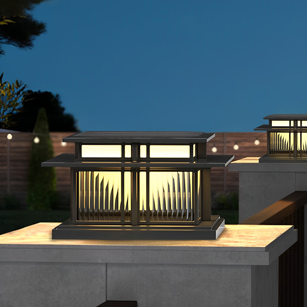 Waterproof Modern LED Porch Pillar Lights - Outdoor Decorative Fixtures