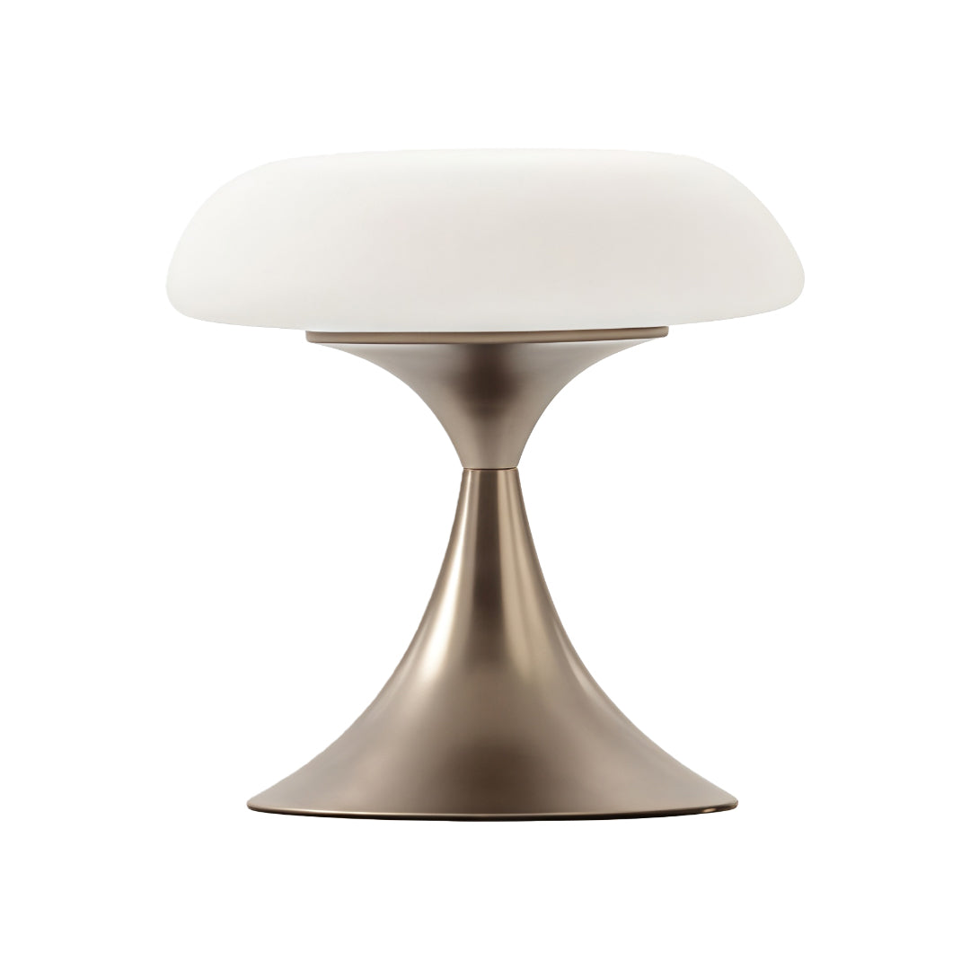 Vintage Mushroom Shaped Table Lamp in Elegant White Ceramic for Cozy Rooms
