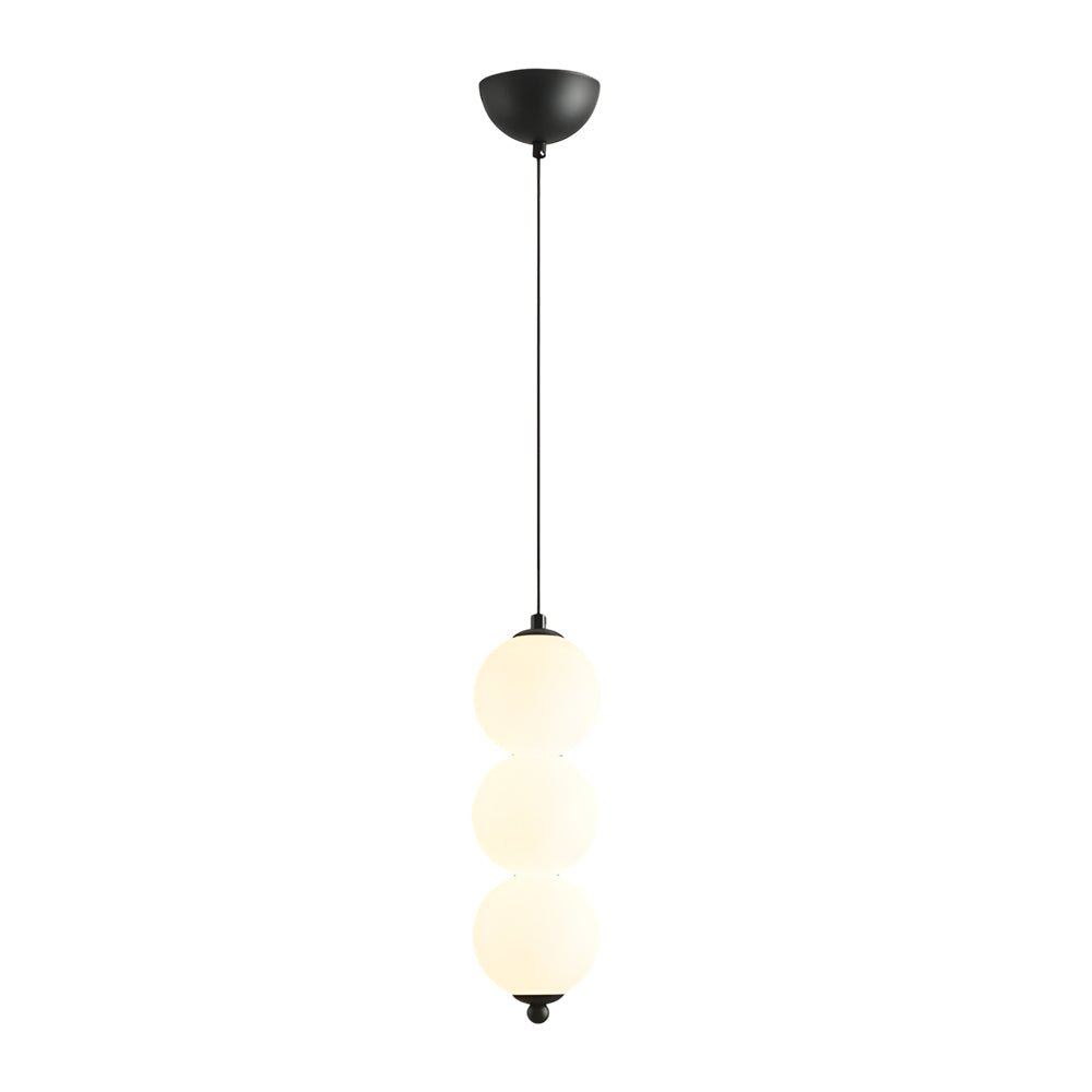 Contemporary Dimmable LED Pendant Light with Round Balls for Living Room