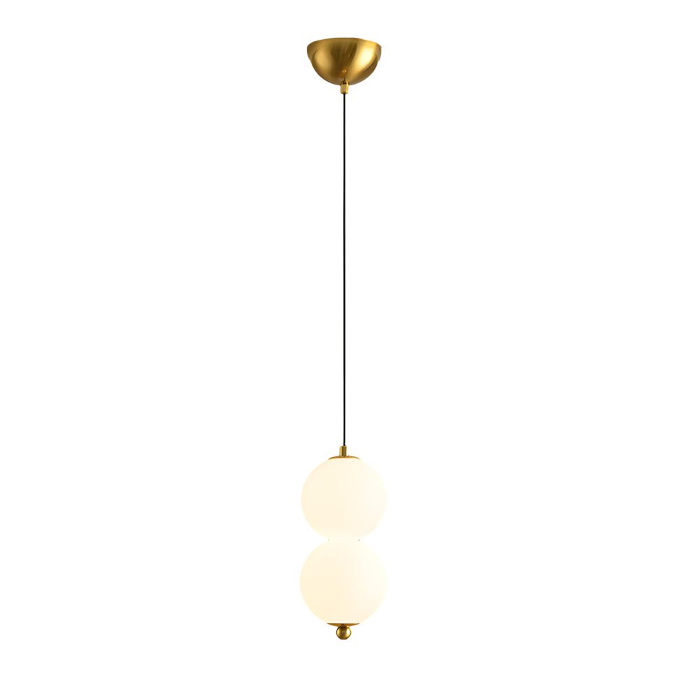Contemporary Dimmable LED Pendant Light with Round Balls for Living Room