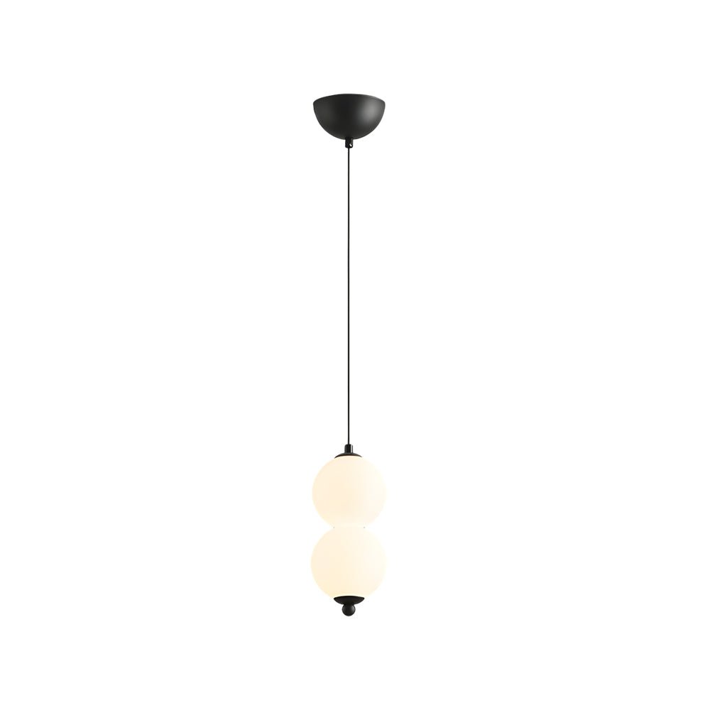 Contemporary Dimmable LED Pendant Light with Round Balls for Living Room