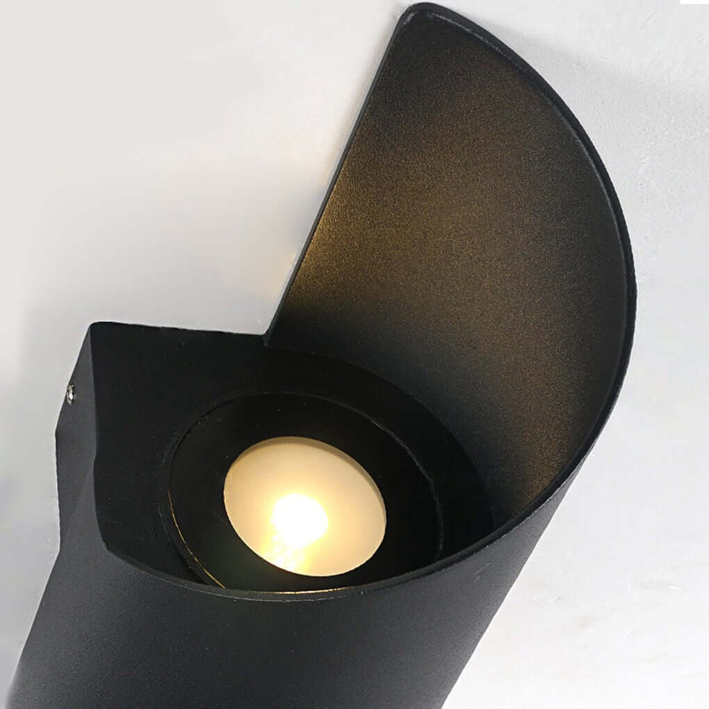 Contemporary Dual-Sided LED Spiral Wall Light, Waterproof for Bathroom