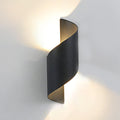 Contemporary Dual-Sided LED Spiral Wall Light, Waterproof for Bathroom