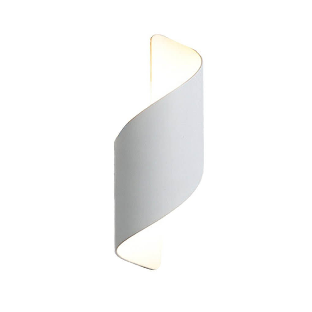 Contemporary Dual-Sided LED Spiral Wall Light, Waterproof for Bathroom