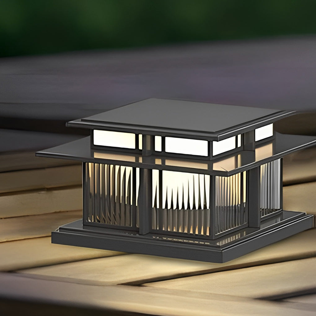 Waterproof Modern LED Porch Pillar Lights - Outdoor Decorative Fixtures