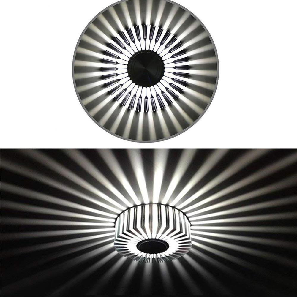 Contemporary Gold Metal Sunburst LED Ceiling Light for Living Room