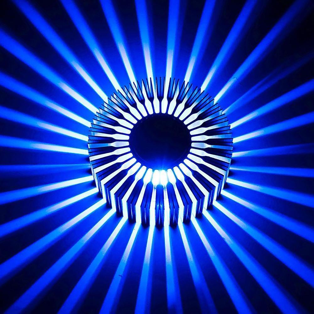 Contemporary Gold Metal Sunburst LED Ceiling Light for Living Room