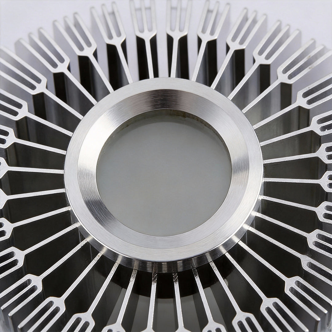 Contemporary Gold Metal Sunburst LED Ceiling Light for Living Room