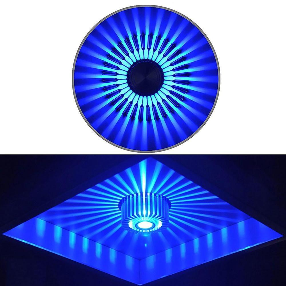 Contemporary Gold Metal Sunburst LED Ceiling Light for Living Room