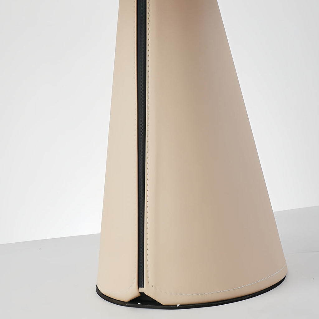 Elegant White Pleated Shade Modern Table Lamp for Bedroom Nightstand