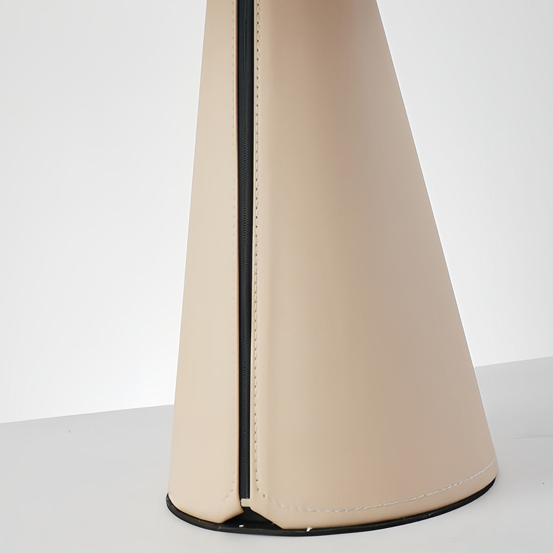 Elegant White Pleated Shade Modern Table Lamp for Bedroom Nightstand