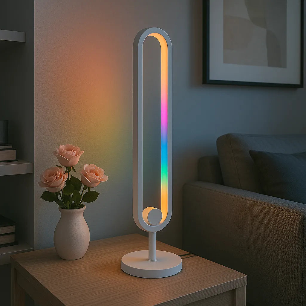 Elegant Mini LED Infinity Lamp with Mirror Finish for Modern Decor